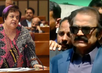 rana sanaullah and Shireen Mazari